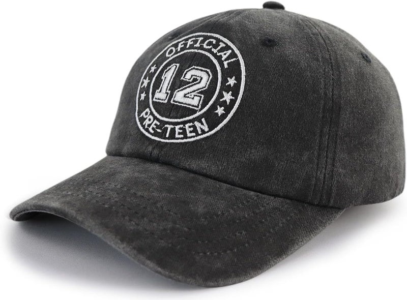 Tallngtha Official 10 11 12 13 14 15 16 17 Year Old Hats for Boys Girls, Funny Adjustable Embroidered Birthday Baseball Cap - Image 2